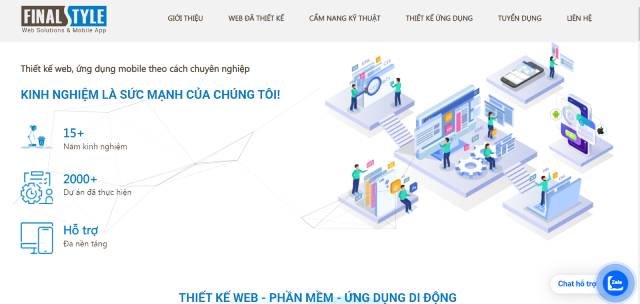 Công ty thiết kế website uy tín tại Hà Nội Final Style